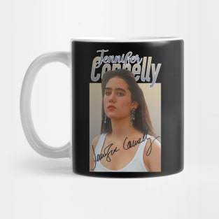 Jennifer Connelly // 80s Vintage Aesthetic Style // Mug